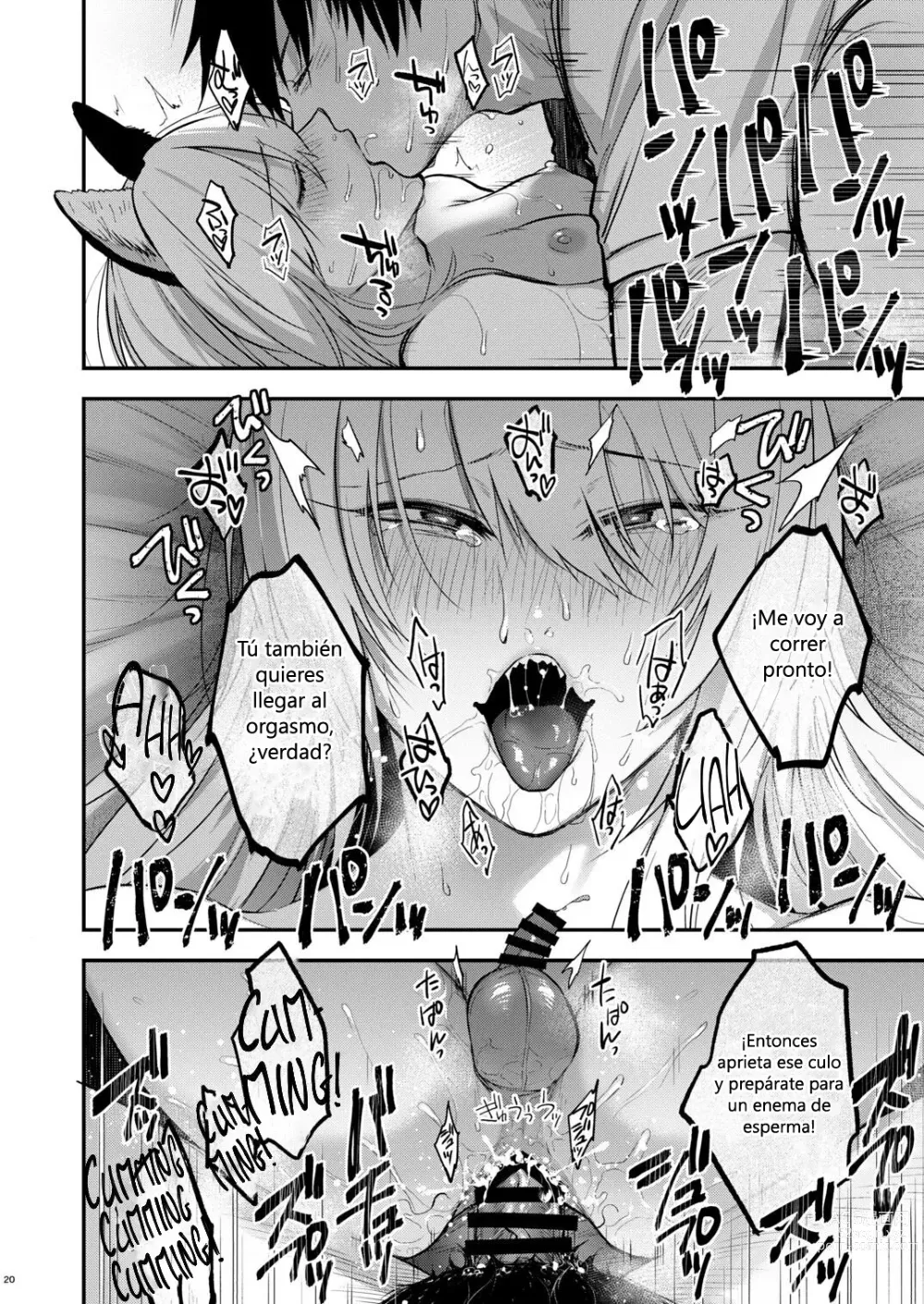 Page 21 of doujinshi Kusozako mesuochi kitsunedanshi hon.