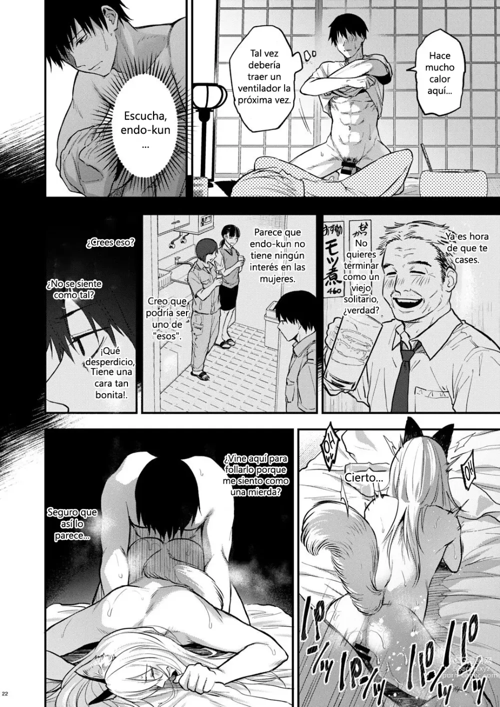 Page 23 of doujinshi Kusozako mesuochi kitsunedanshi hon.