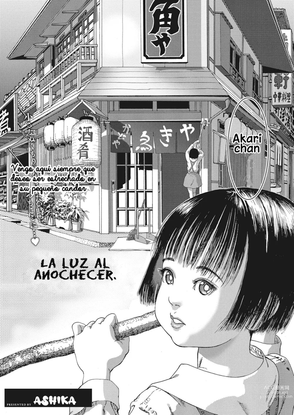 Page 2 of manga La luz al anochecer