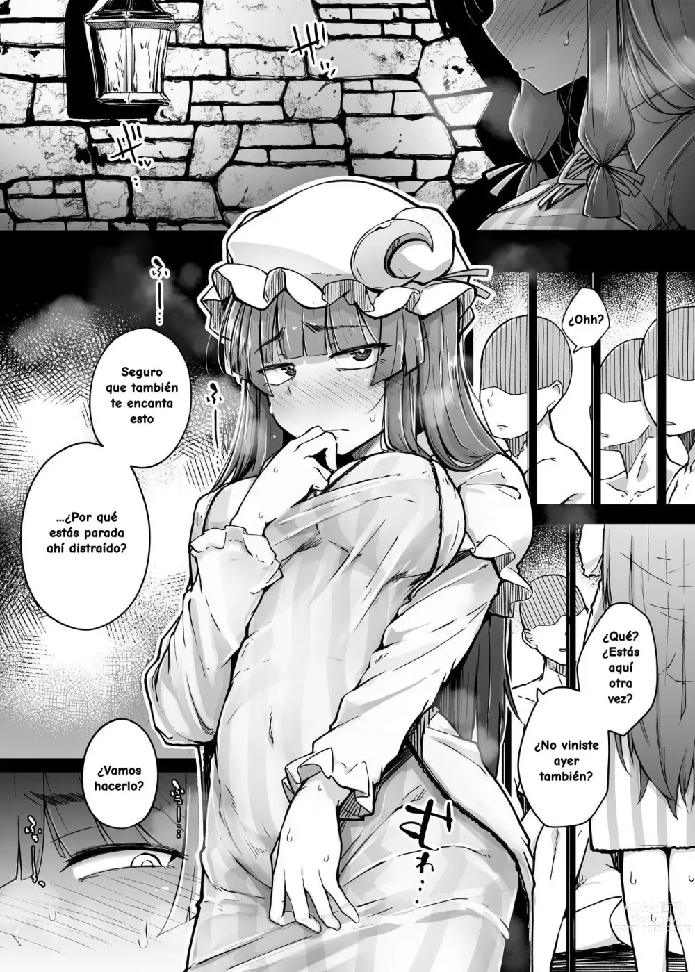 Page 3 of doujinshi Ana to Muttsuri Dosukebe Daitoshokan 3