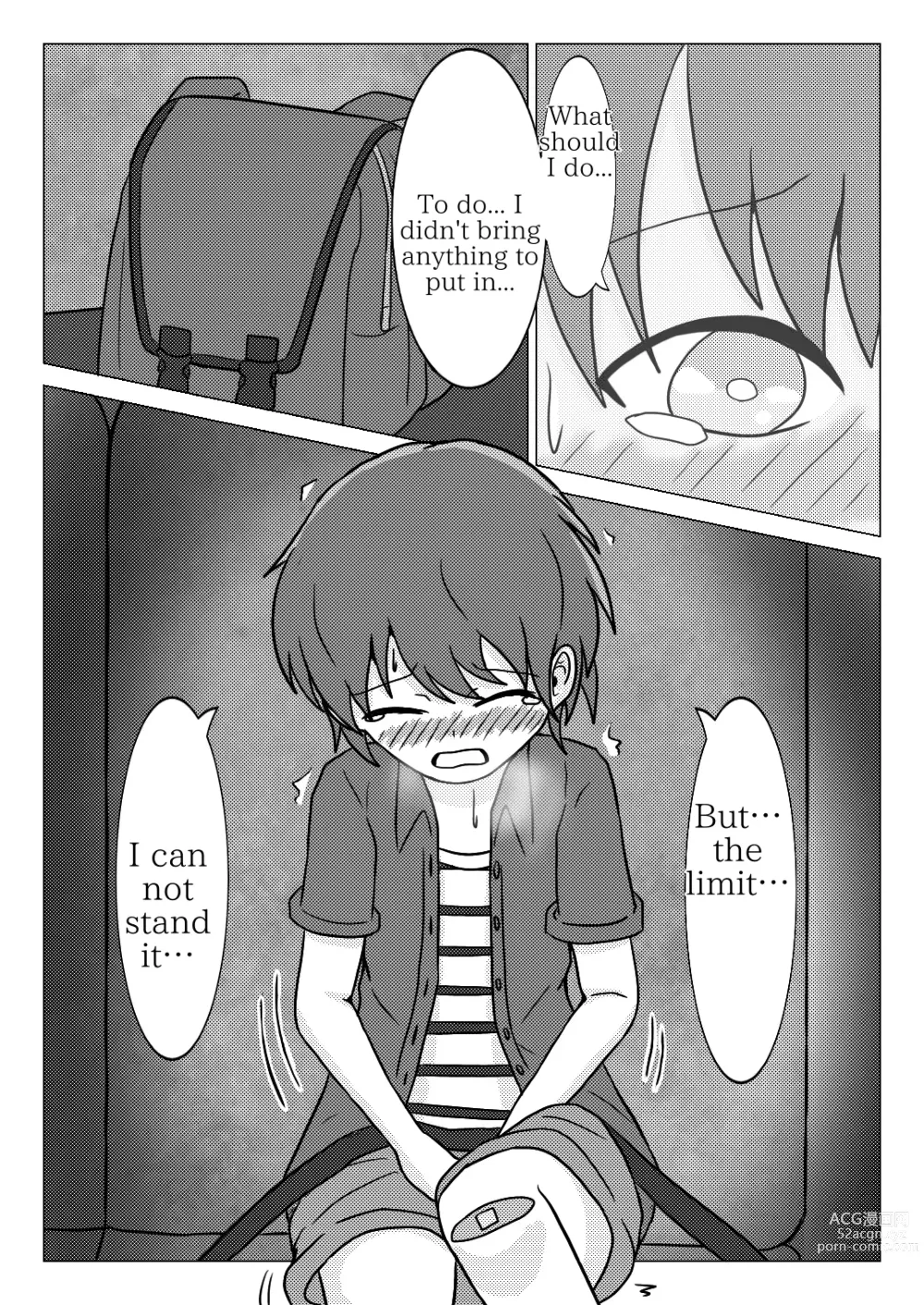 Page 37 of doujinshi In the school trip bus -Water bottle and band-aid-