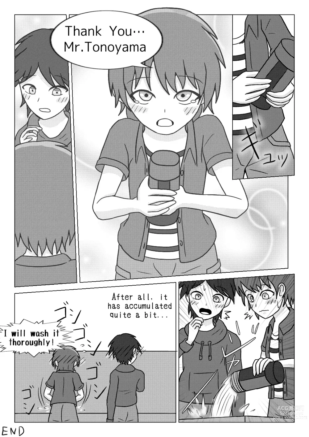 Page 49 of doujinshi In the school trip bus -Water bottle and band-aid-