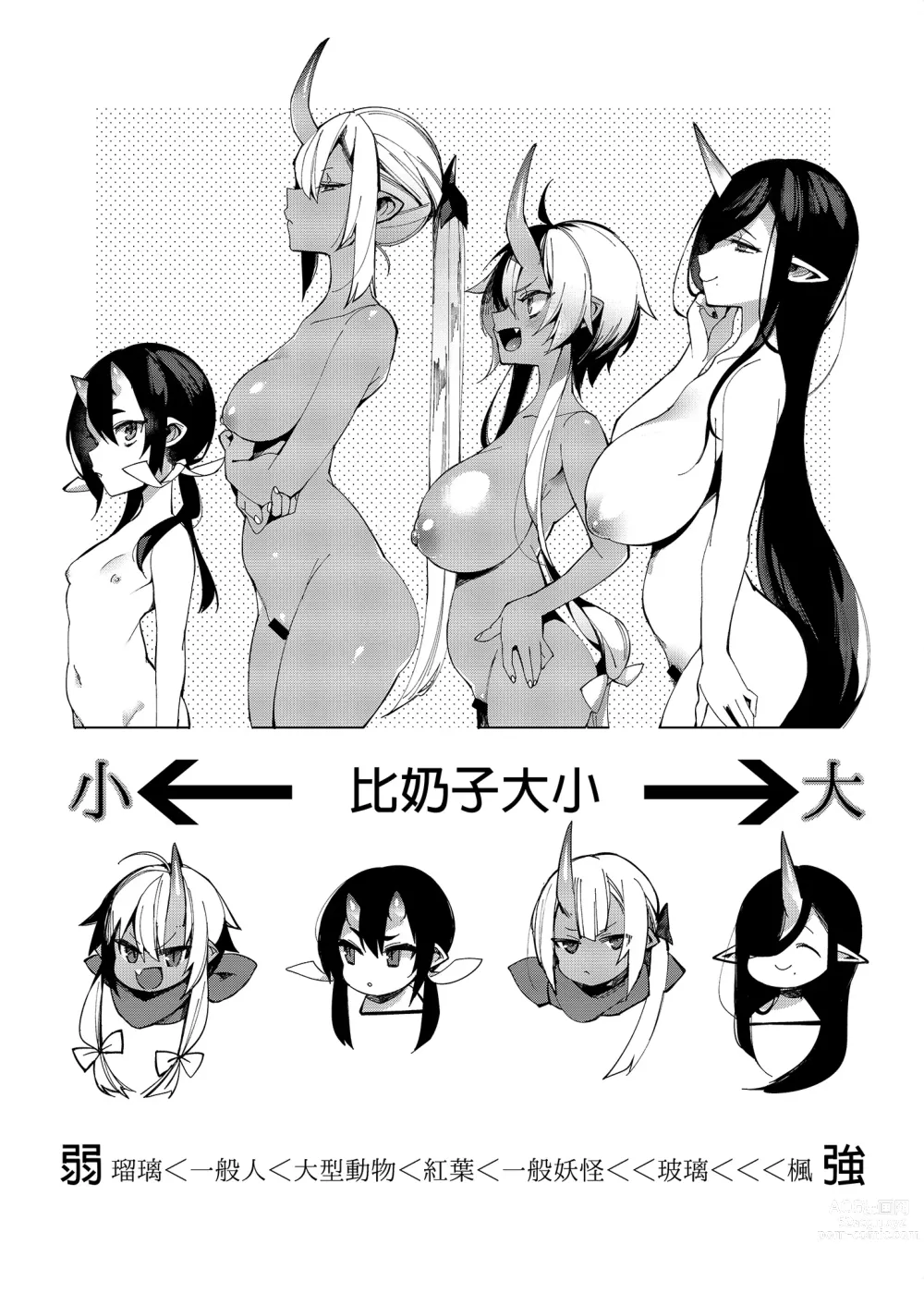 Page 115 of doujinshi 鬼族的女孩們想和人類的雄性一起生孩子 總集篇 无修正