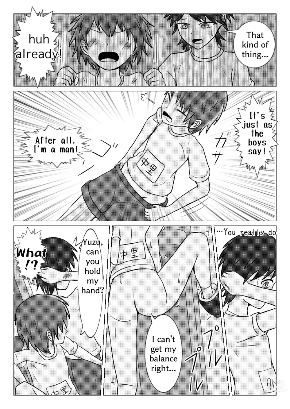 Page 36 of doujinshi After the school trip bus -Three-legged-