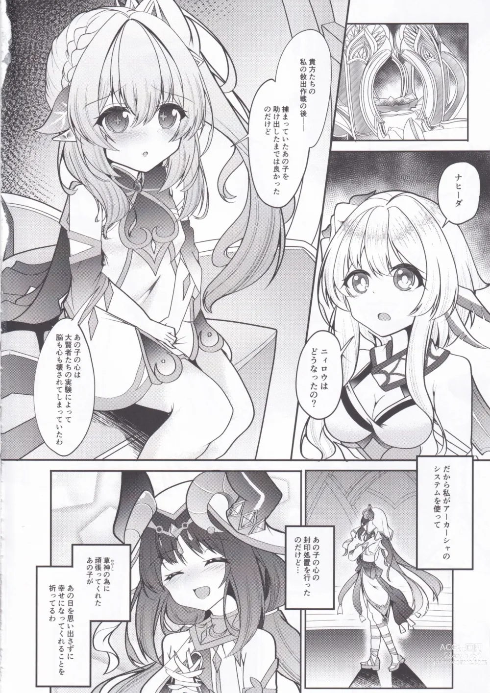 Page 26 of doujinshi Hikentai Nilou ~Akasha Tanmatsu ni Yoru Saimin Jikken Kiroku~