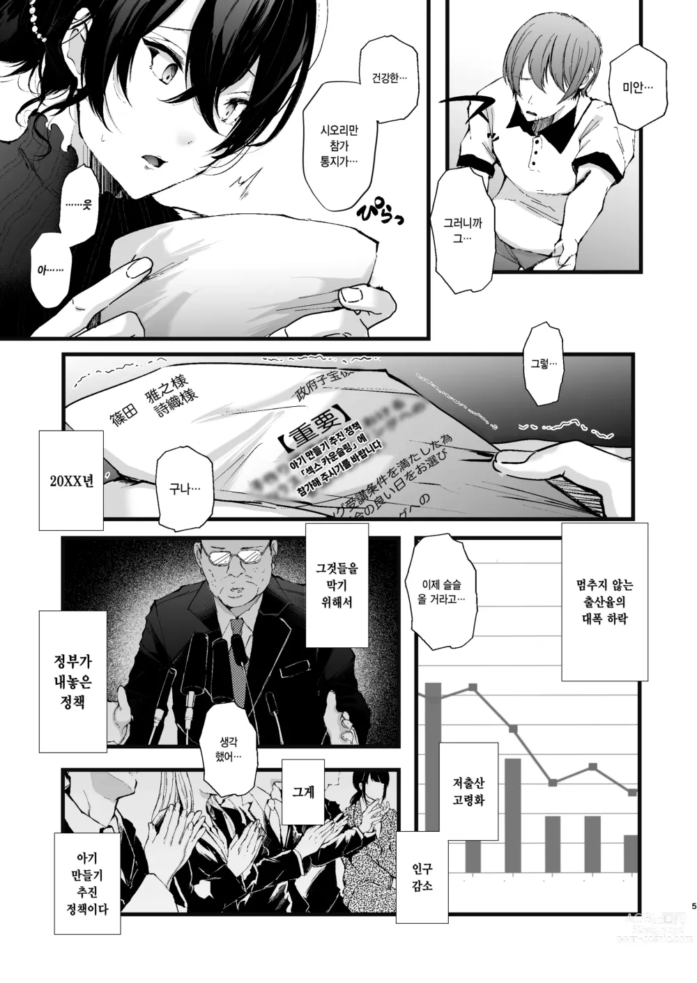 Page 5 of doujinshi 정부 공인 섹스 카운슬러에게 빼앗긴 내 아내