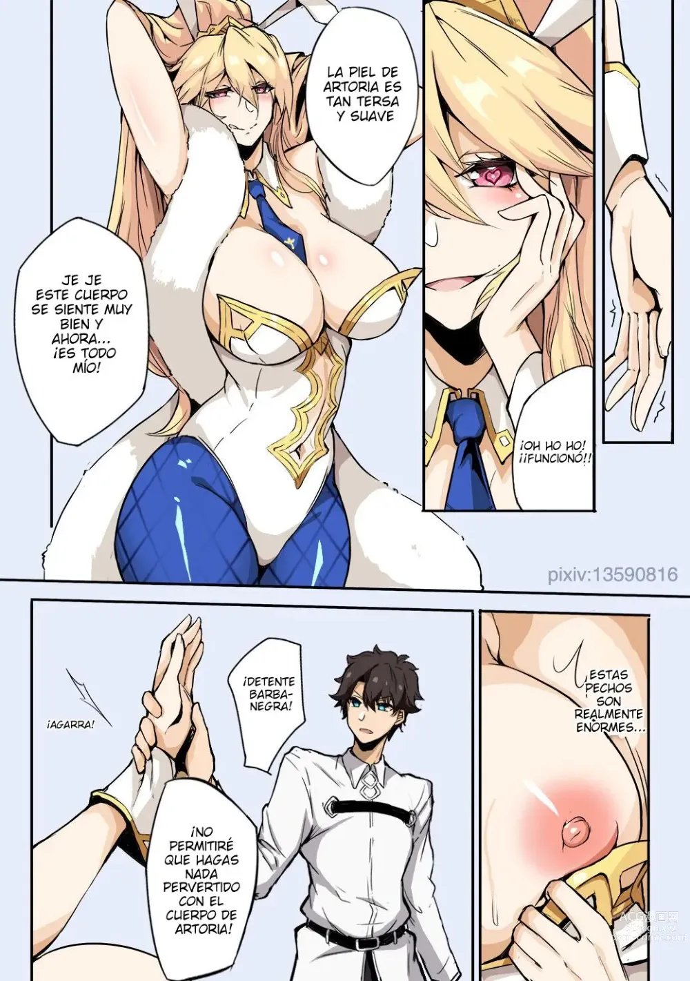 Page 4 of doujinshi Fate El complot de Barbanegra