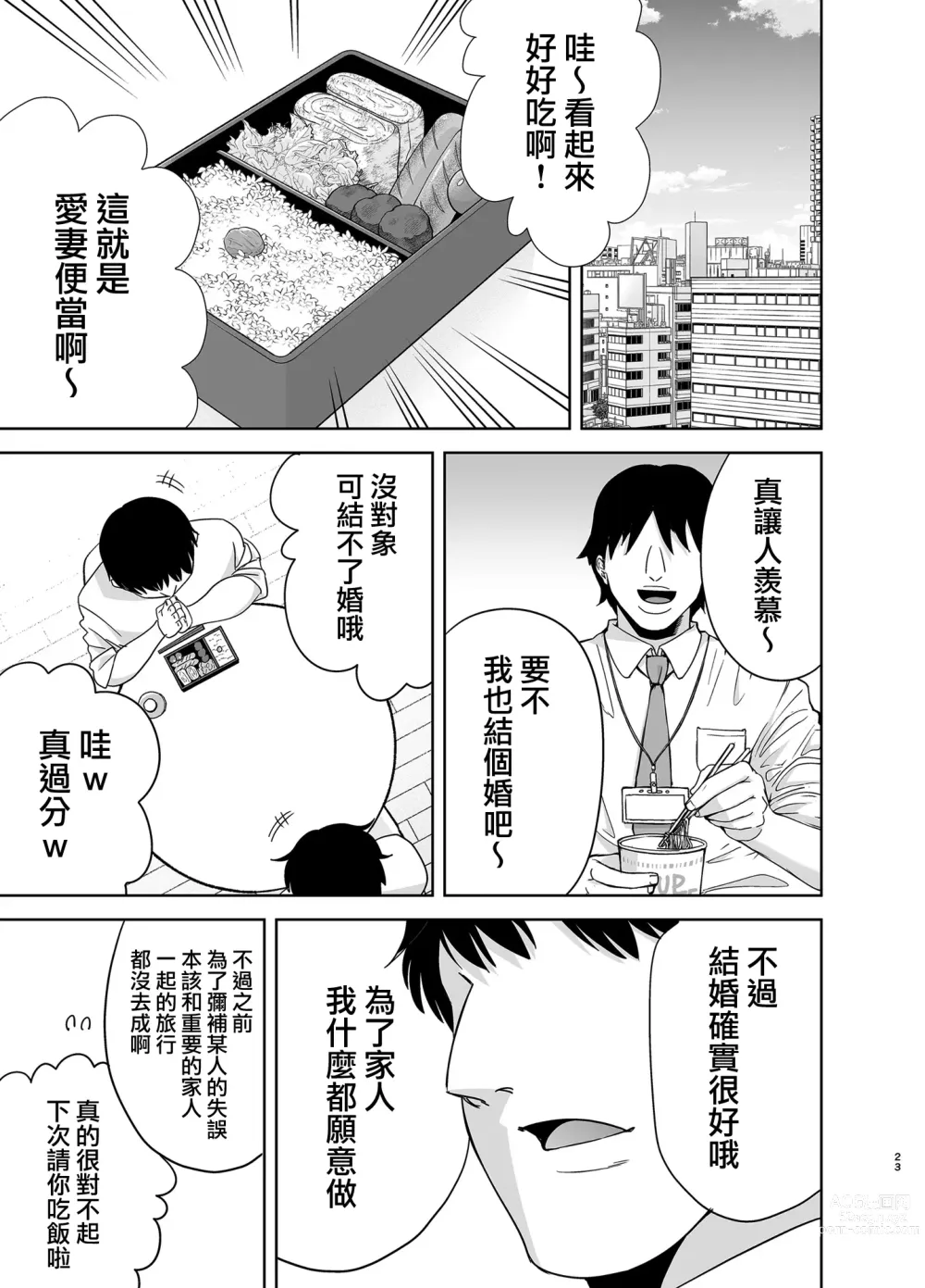 Page 23 of manga 夏妻2 ～夏～旅館～ナンパ男達に堕ちた妻～