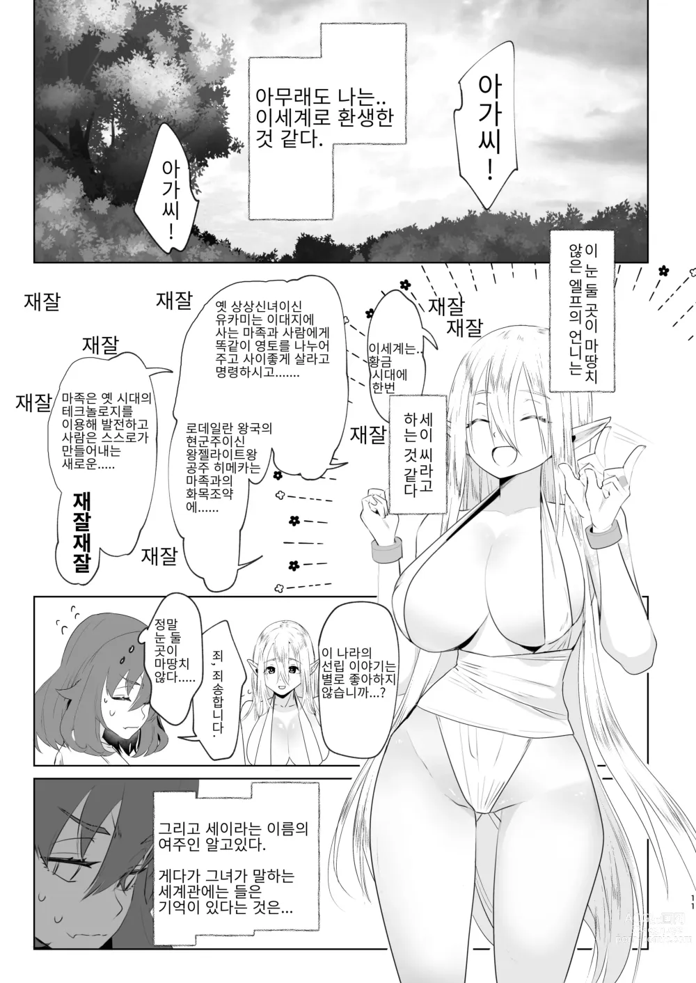 Page 9 of doujinshi 이세계에 전생했더니 후타나리 용사님이었던 건 01