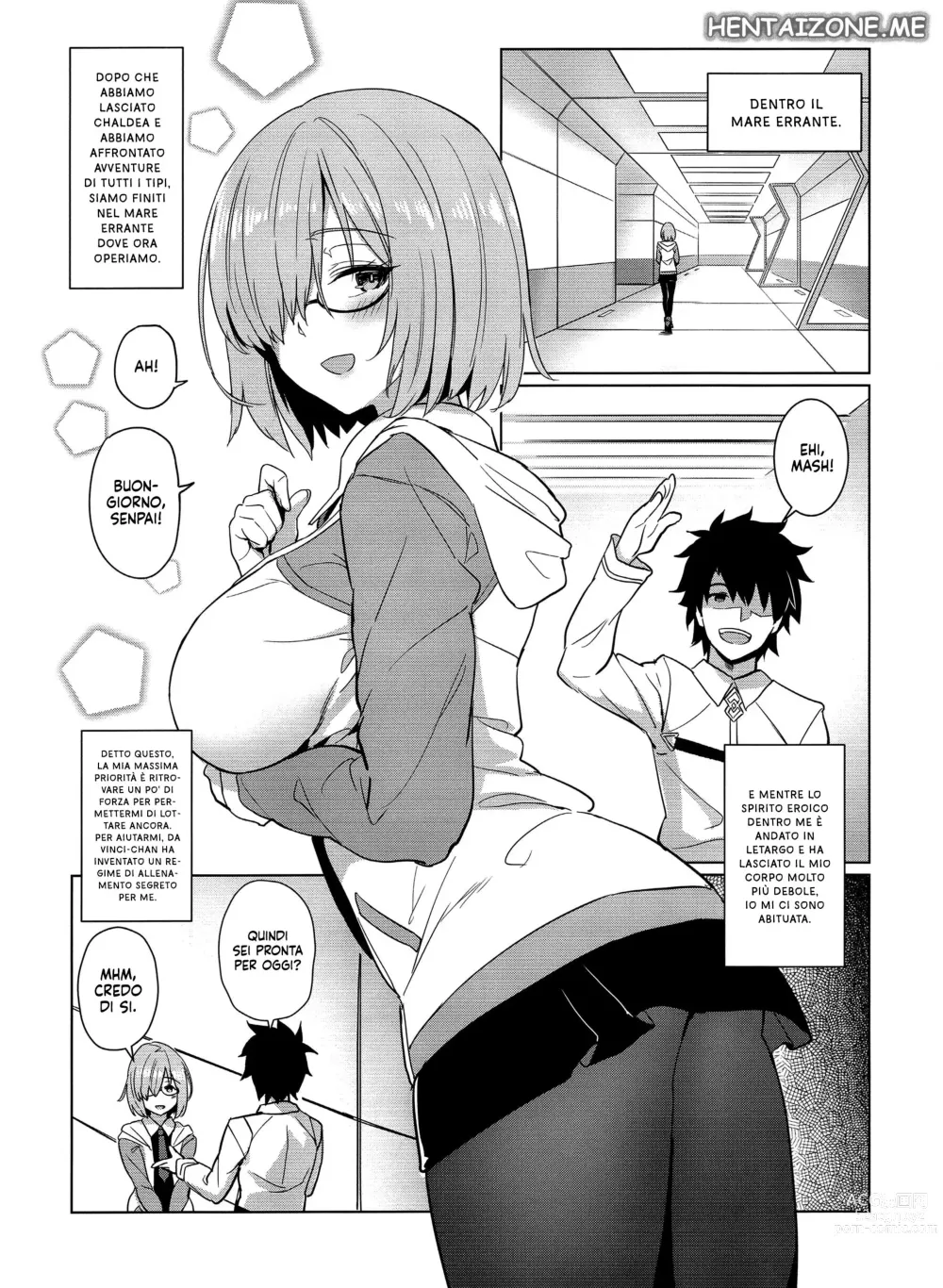 Page 3 of doujinshi Il Regime D'Allenamento Segreto di Mash