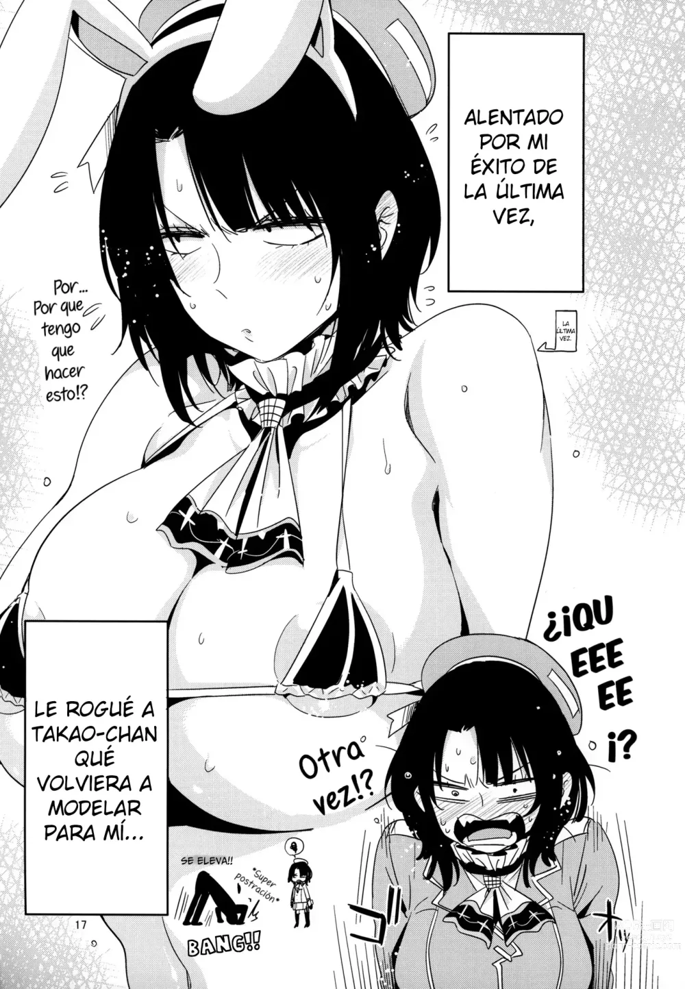 Page 17 of doujinshi Sanzen Sekai no Karasu o Koroshi Takao ni Model o Tanomitai...