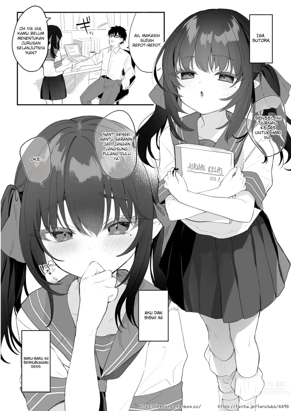 Page 3 of doujinshi Toaru Kokugo Kyoushi no Mousouroku