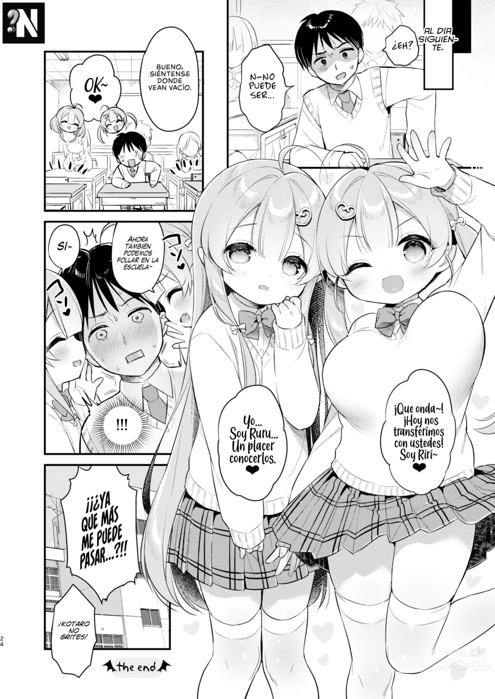 Page 23 of doujinshi Ataque de las Gemelas Sucubo 2