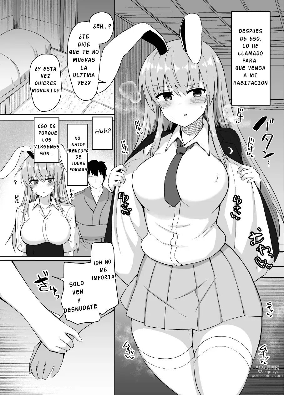 Page 13 of doujinshi Hatsujou Usagi wa Makerarenai｜Una coneja caliente no puede ser derotada