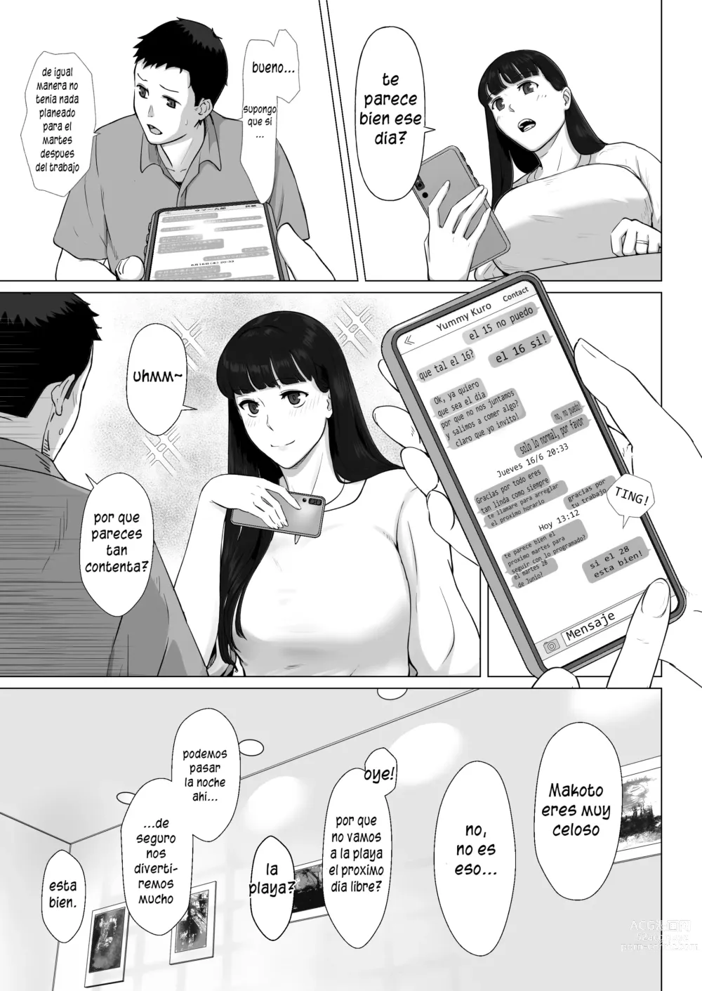 Page 7 of doujinshi Kakkou no Hi Takuran Sareta Tsuma Sono 2