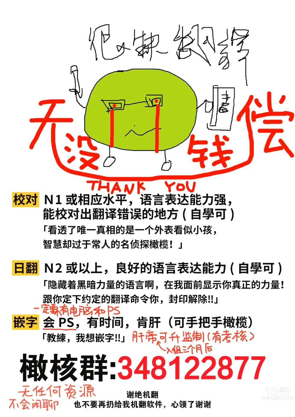 Page 70 of doujinshi 被最强淫兽的大●鸡威胁了～喜欢的人是狼的后裔～