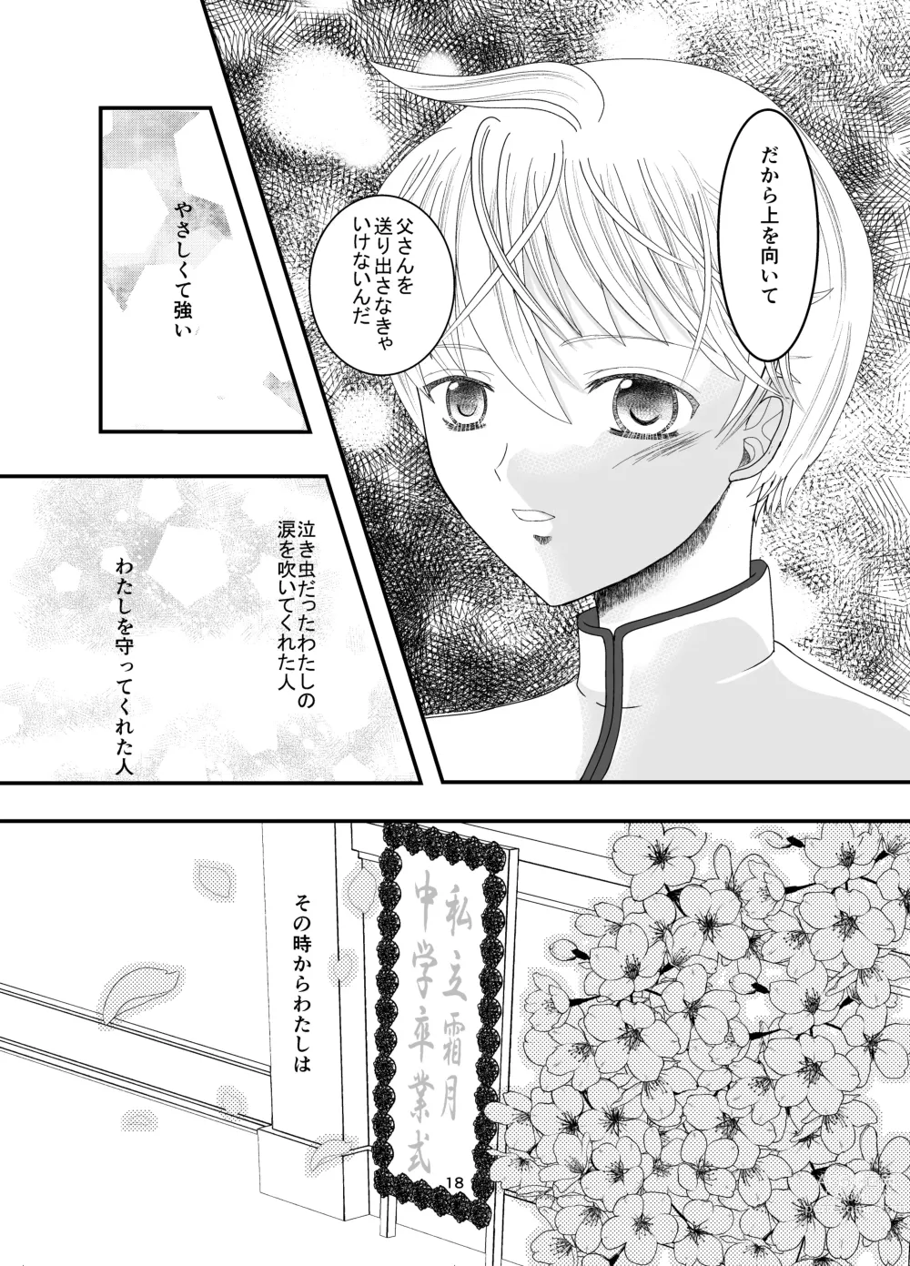 Page 18 of doujinshi Suki na Hito no, Ani ni... Osananajimi no Koibito (JK) ga Harachigai no Ani (Kuzuo) ni Netorareru Hanashi