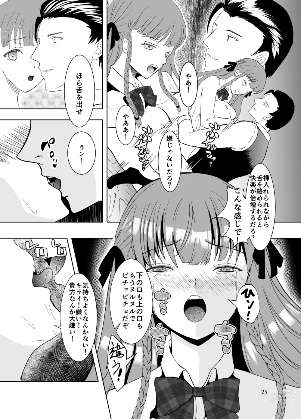 Page 24 of doujinshi Suki na Hito no, Ani ni...2 ~ Osananajimi no Koibito (JK) ga Harachigai no Ani (Kuzuo) ni Netorareru Hanashi