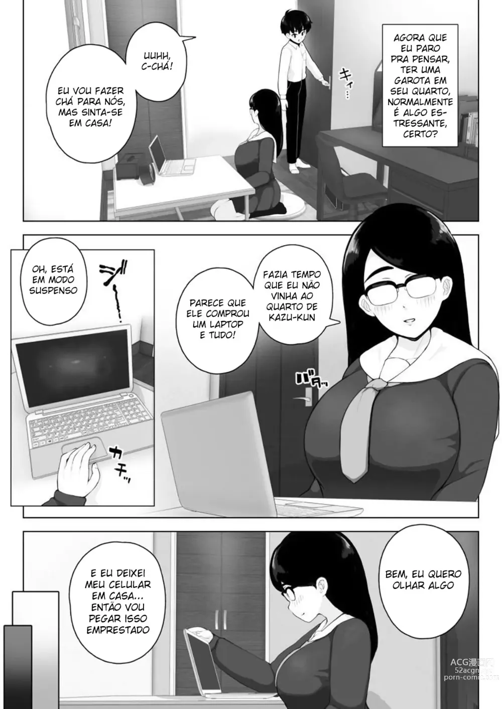 Page 4 of doujinshi Class 1 Shiri ga Dekai Megane no Osanajimi ni Nakadashi Shiro to Honnou ga Itte iru