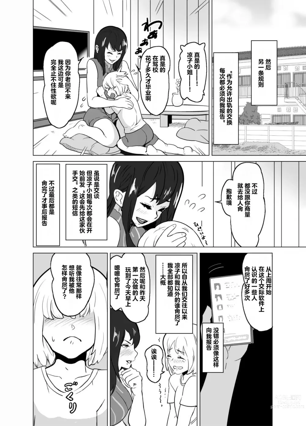 Page 14 of doujinshi older girlfriend who reports cheating while flirting love