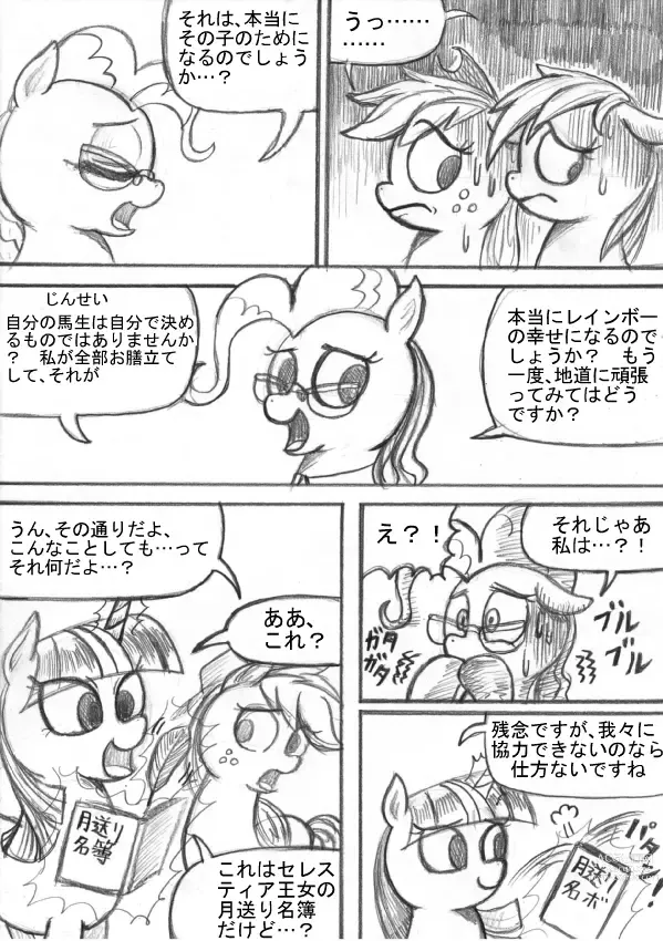 Page 58 of doujinshi My Little Pony ~~ Dokusai wa Mahou ~~