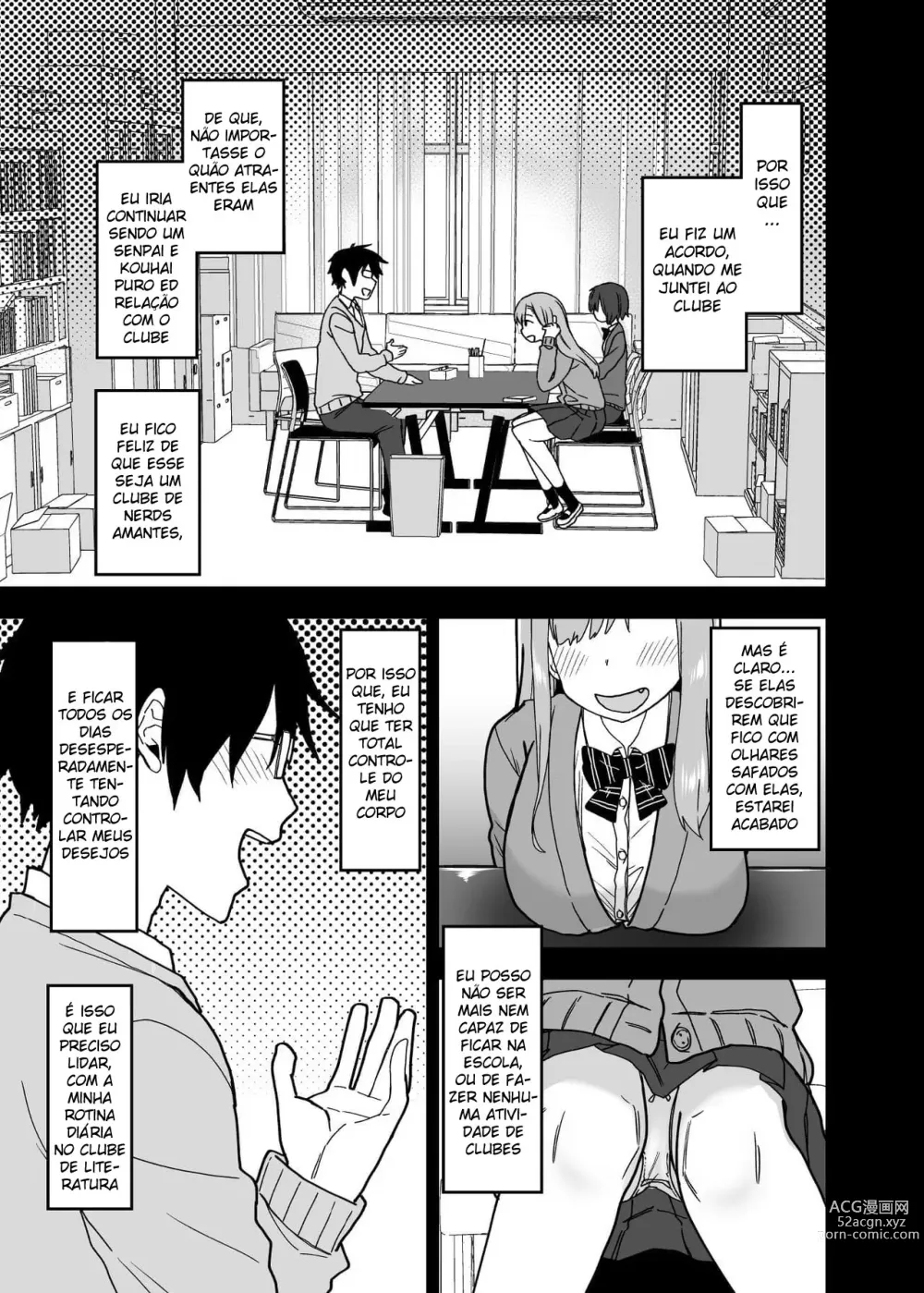 Page 4 of doujinshi Yarasete kureru Senpai