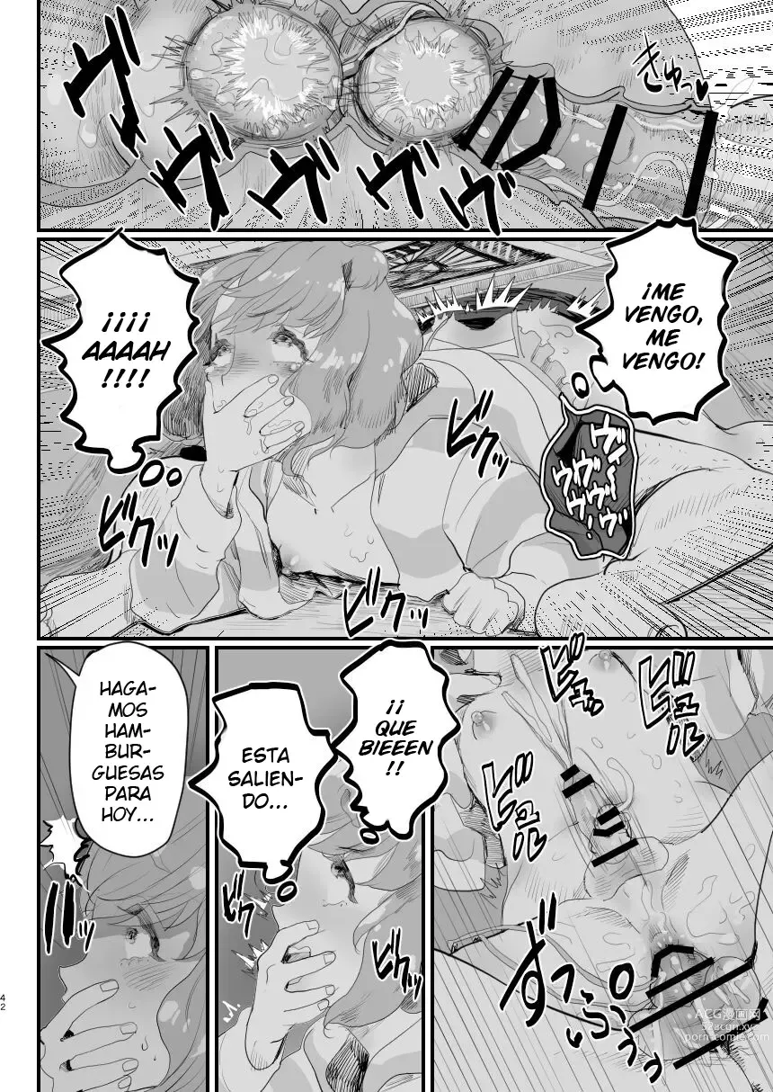 Page 41 of doujinshi Papa no Onaho ni Nare! ~Ero Oyaji no Ejiki ni Natta Otokonoko~