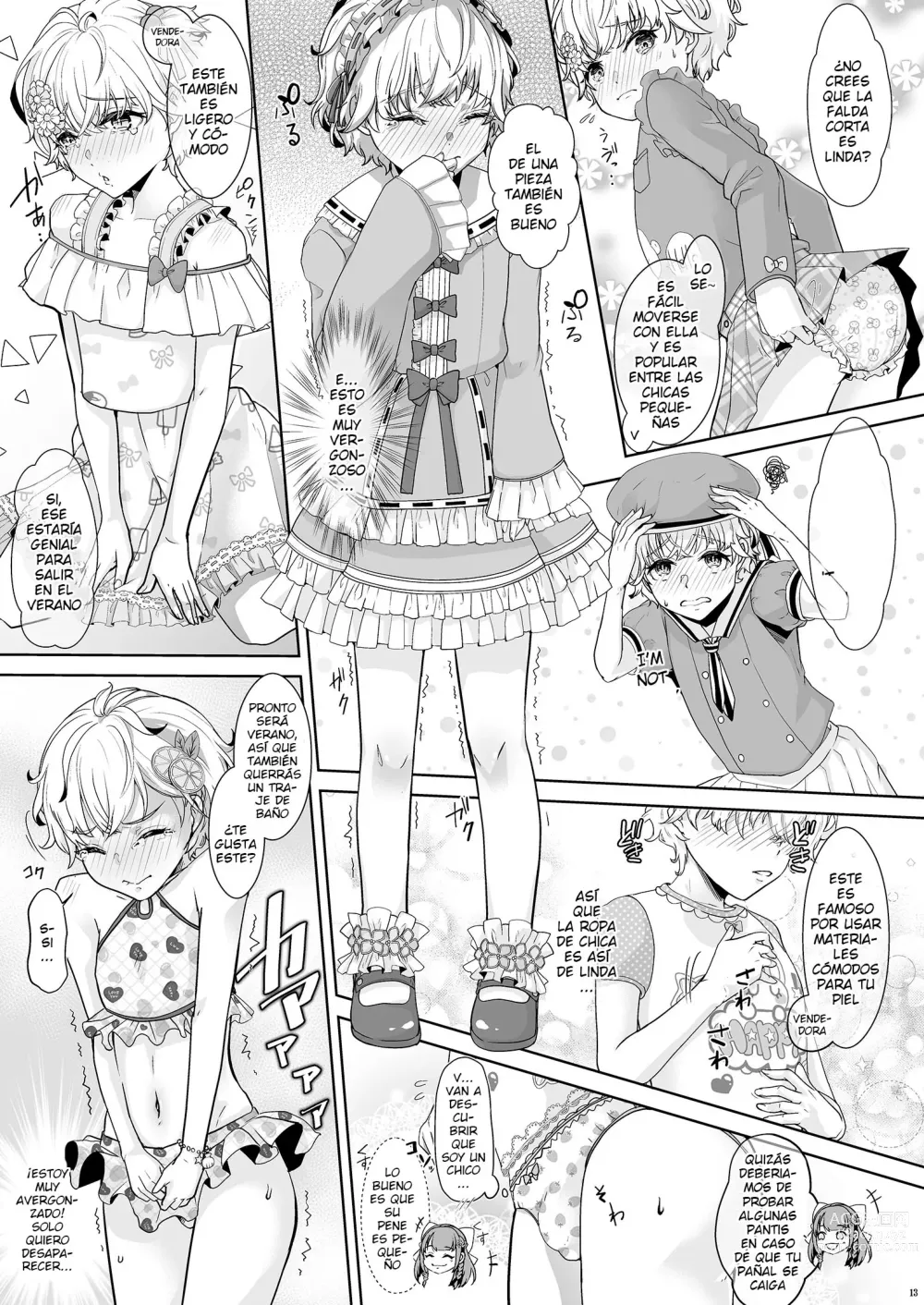 Page 14 of doujinshi Watashi no Kawaii Omorashi Sensei