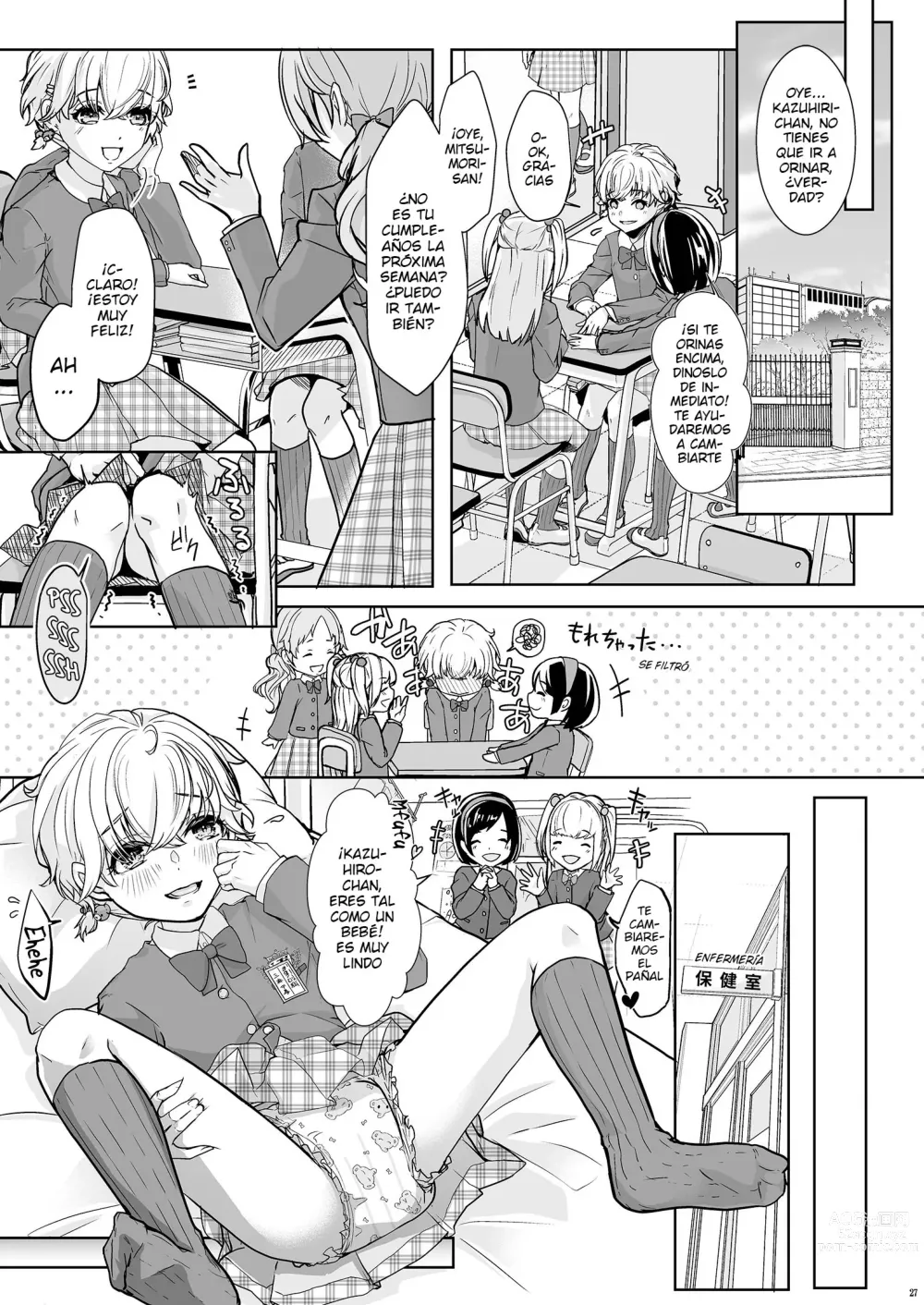 Page 28 of doujinshi Watashi no Kawaii Omorashi Sensei