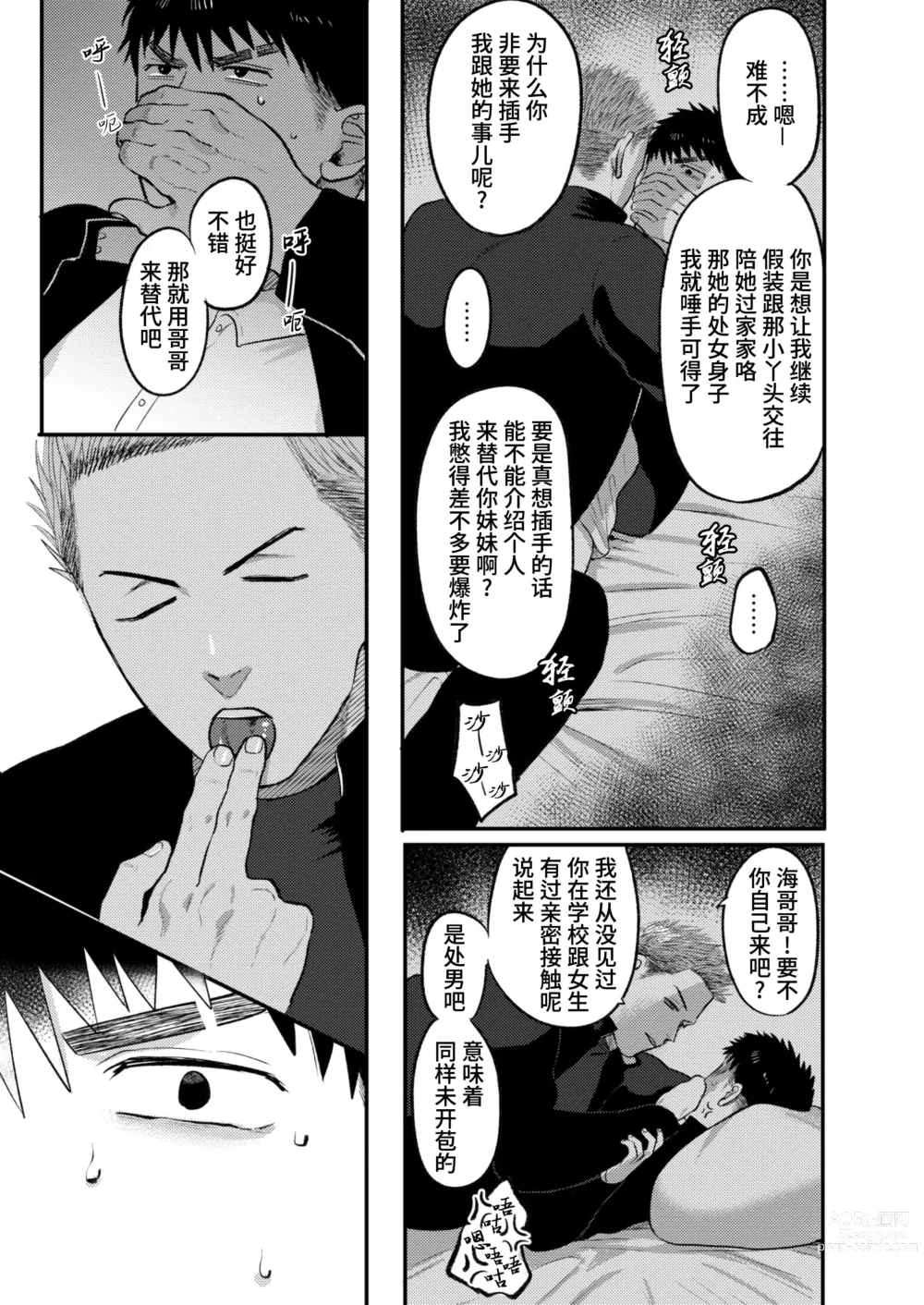 Page 9 of doujinshi 那就代替你妹妹被我操吧 (decensored)