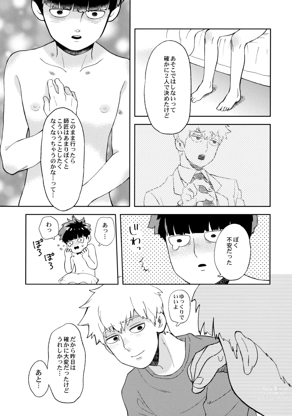 Page 24 of doujinshi Deshi no Onedari