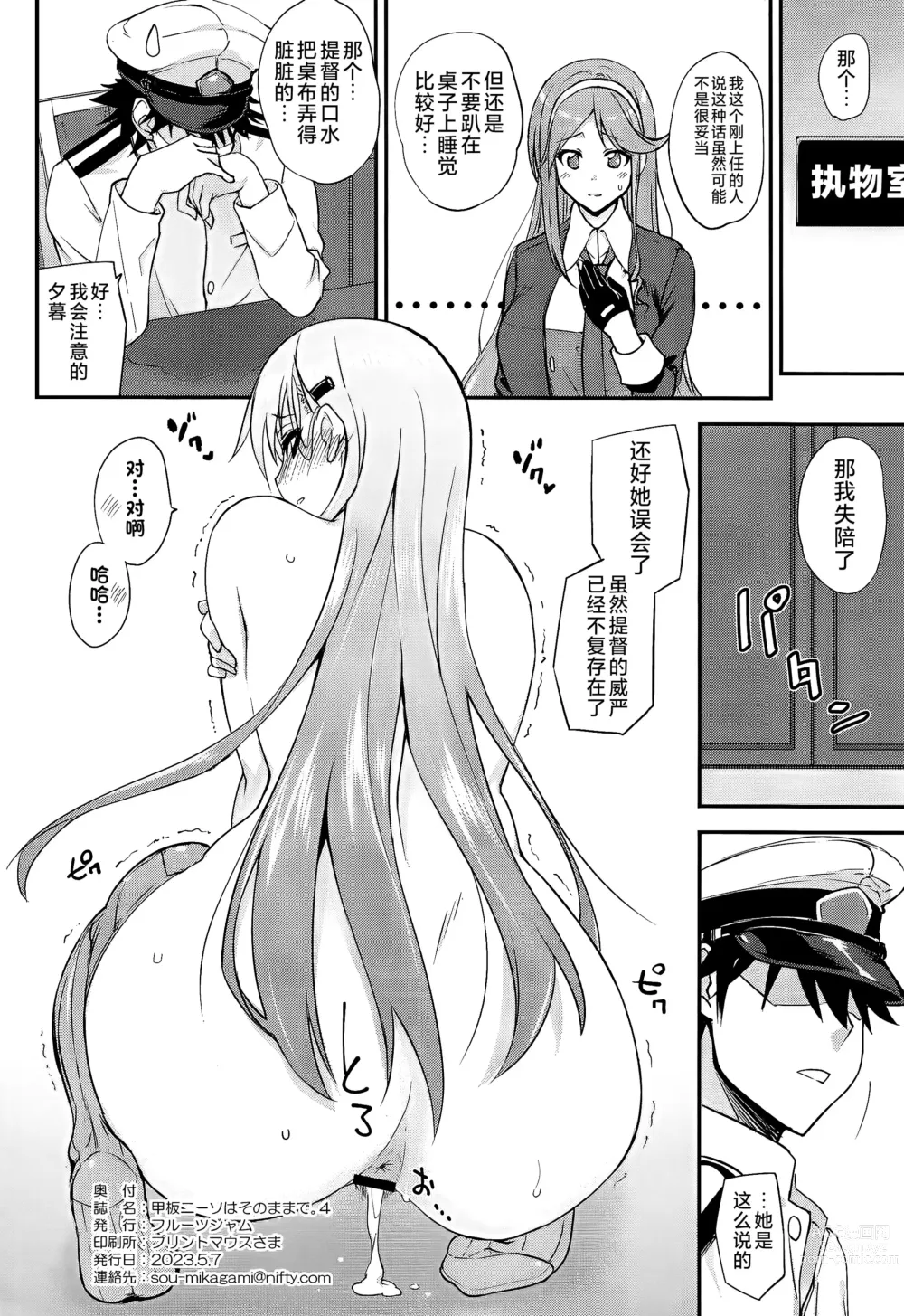 Page 8 of doujinshi Kanpan KneeSo wa Sonomama de. 4