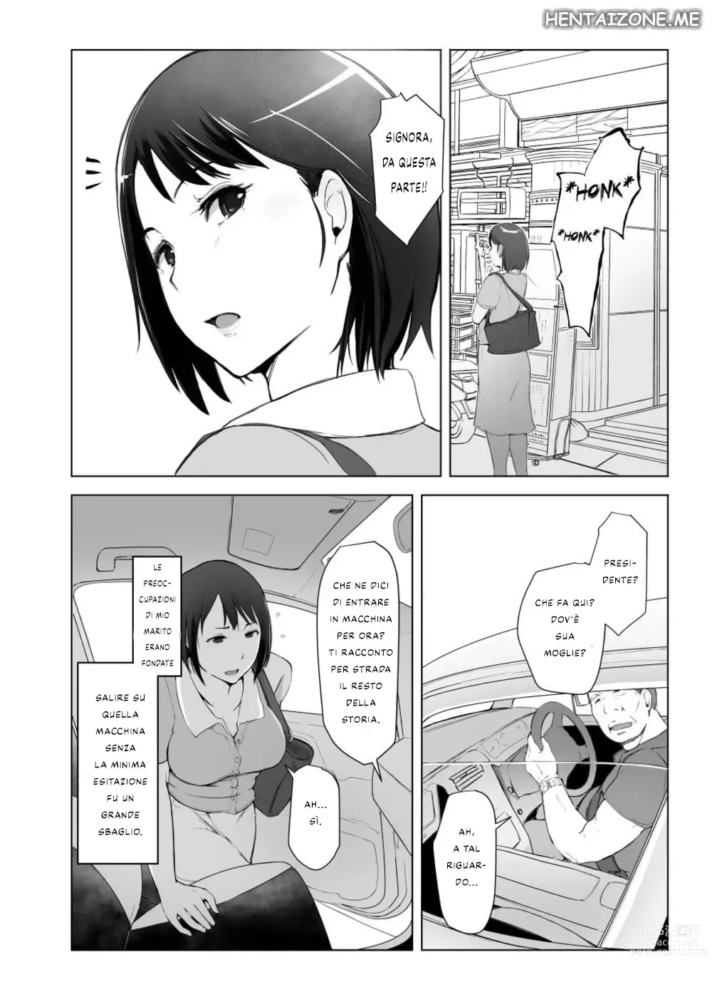 Page 3 of doujinshi Donna Sposata e un Vecchio Presidente (decensored)