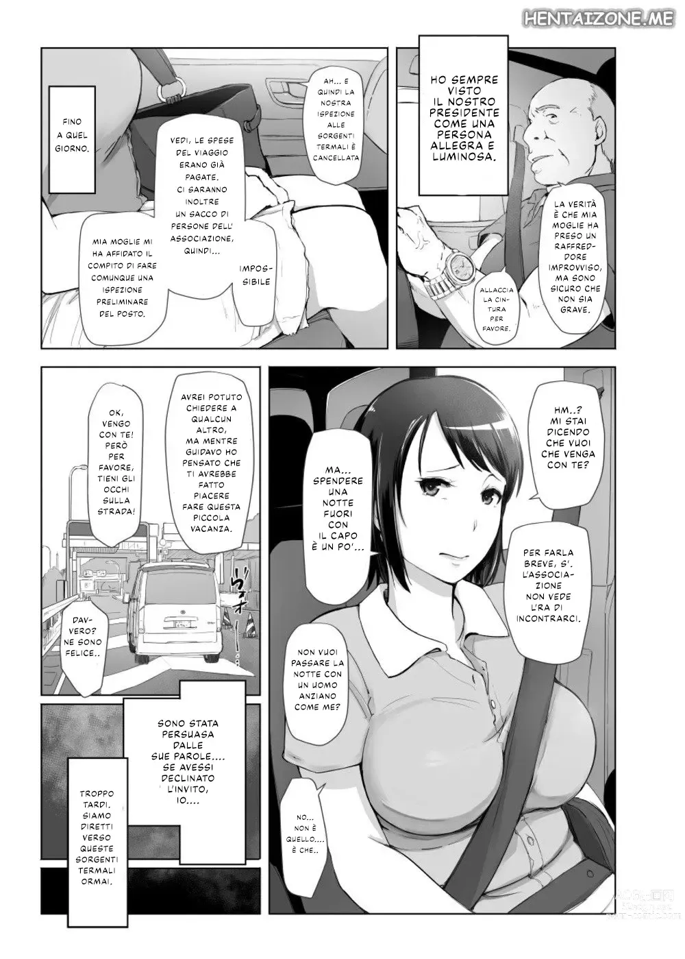 Page 4 of doujinshi Donna Sposata e un Vecchio Presidente (decensored)