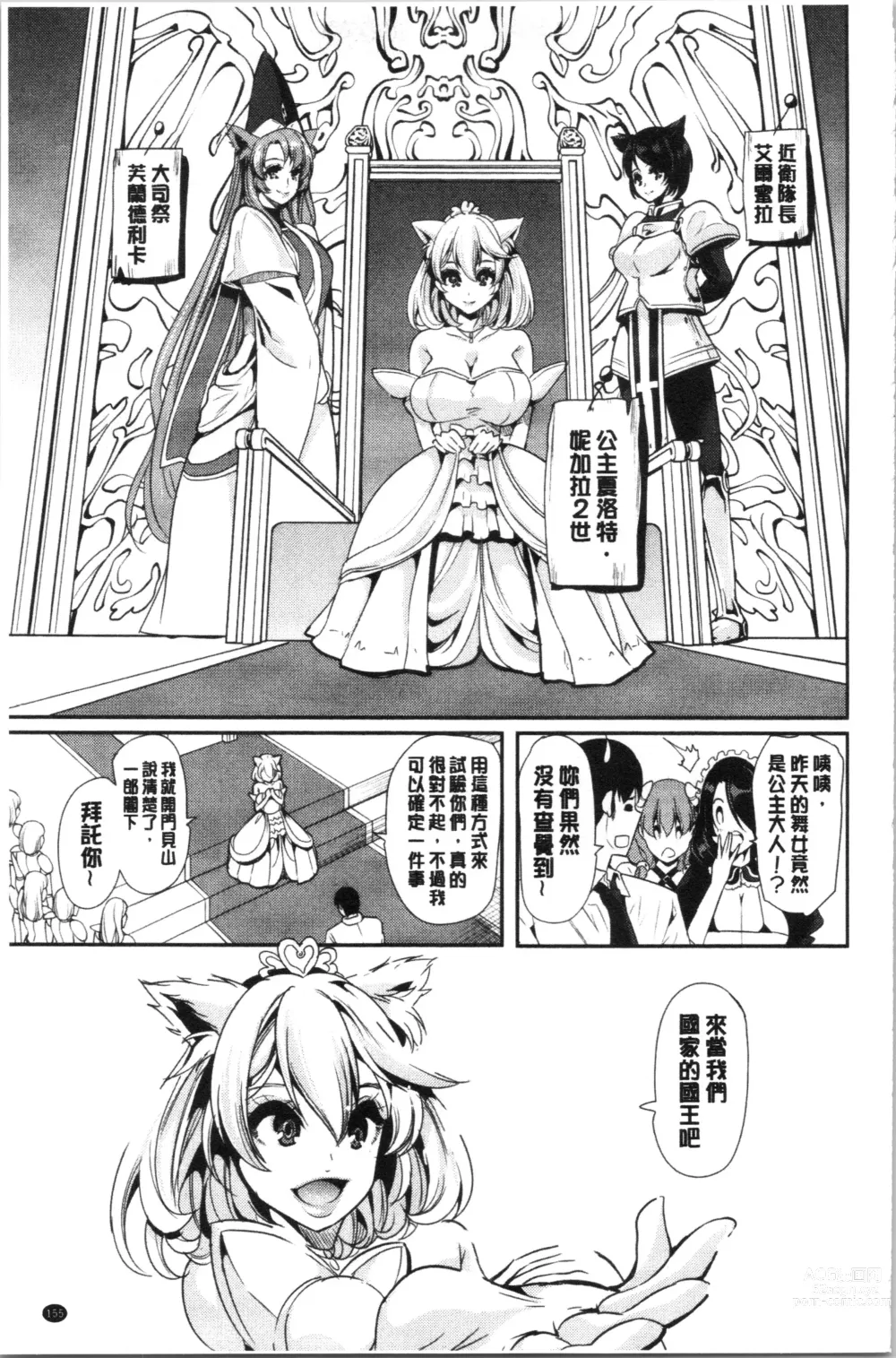 Page 158 of doujinshi 我的異世界淫亂後宮総集編1