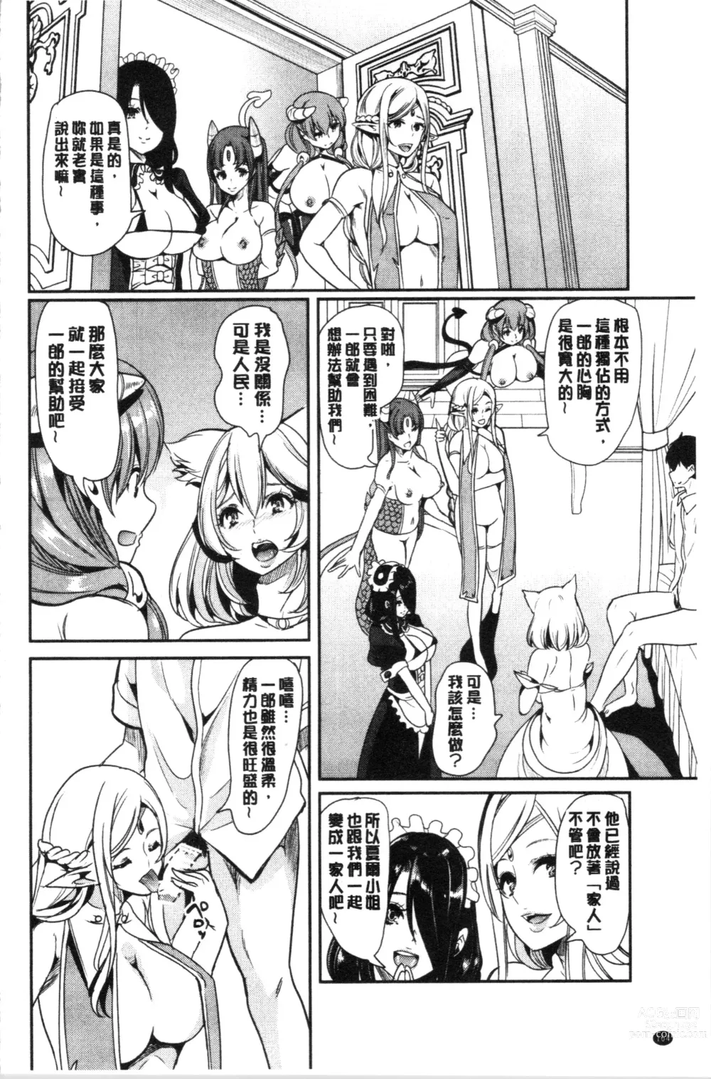 Page 167 of doujinshi 我的異世界淫亂後宮総集編1