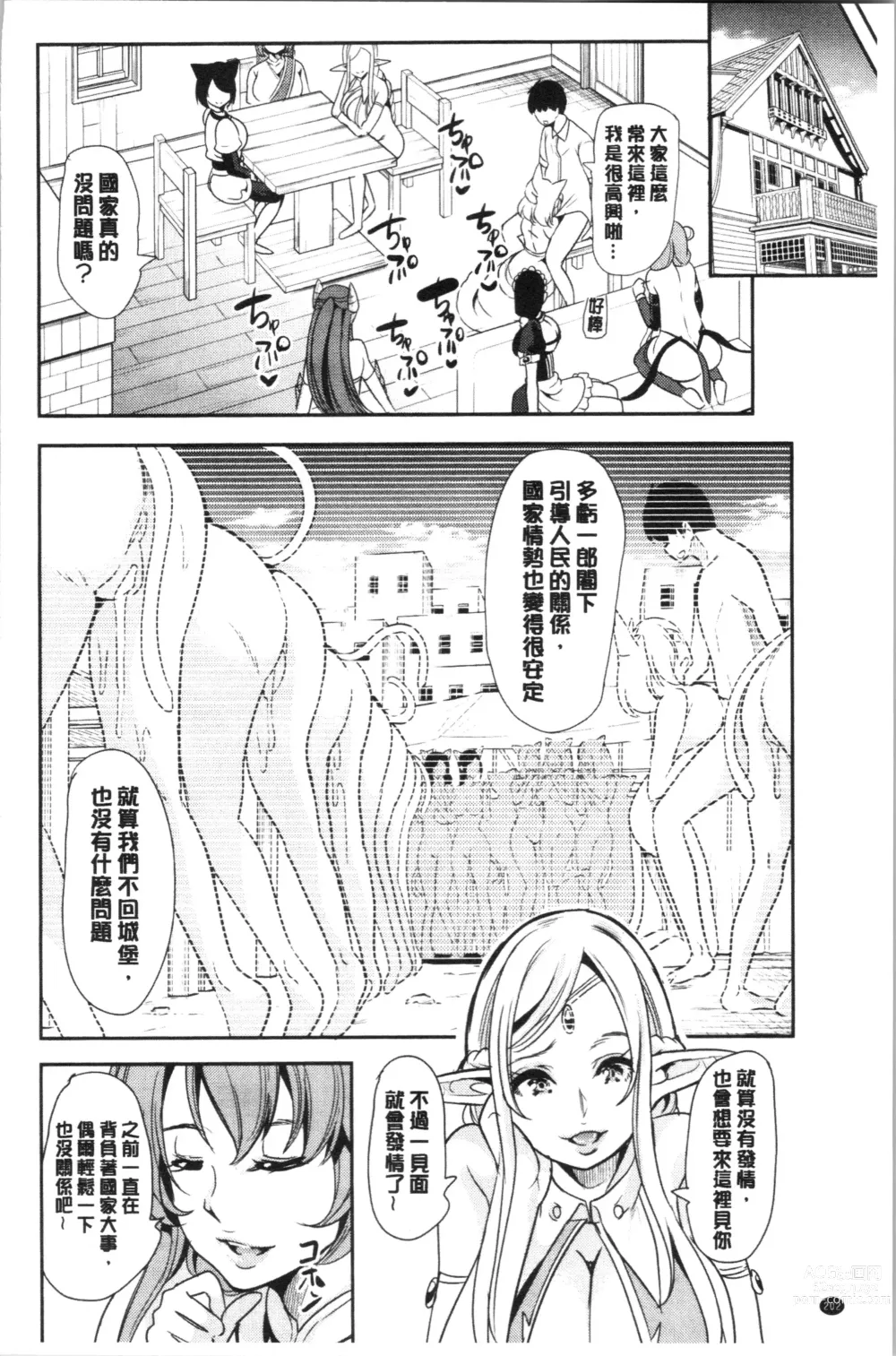 Page 205 of doujinshi 我的異世界淫亂後宮総集編1