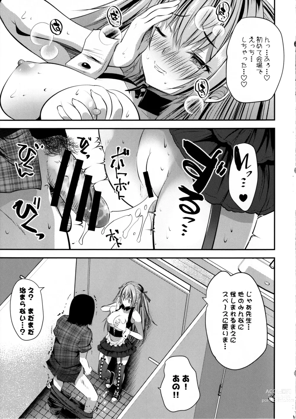 Page 18 of doujinshi Cos Uriko Mako-chan Eve-chuu Naisho Ecchi