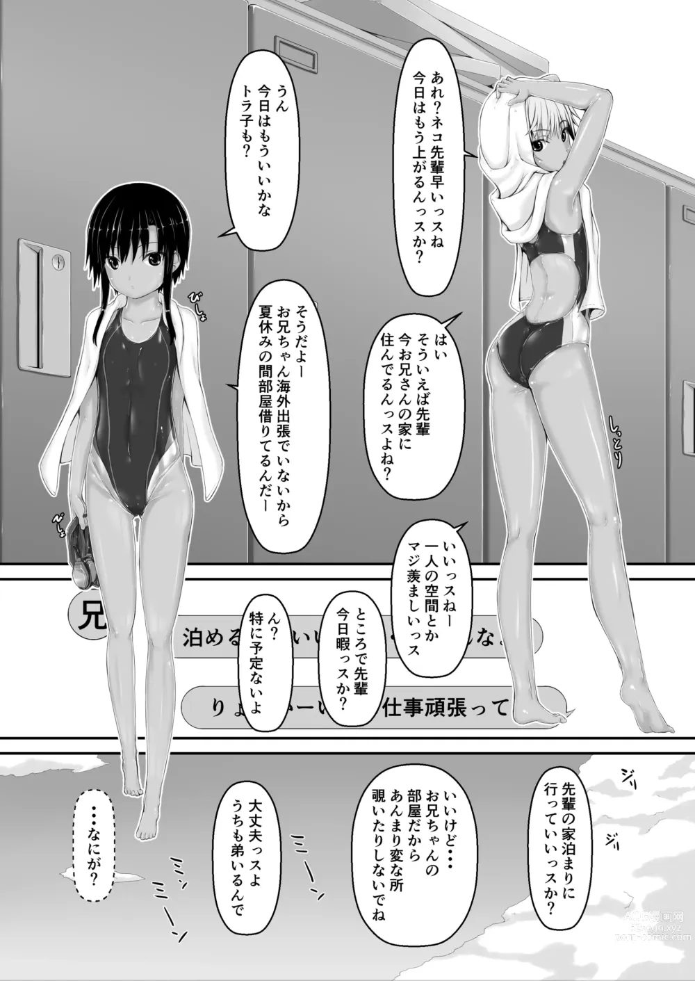 Page 2 of doujinshi Tora x Neko Choco Ice