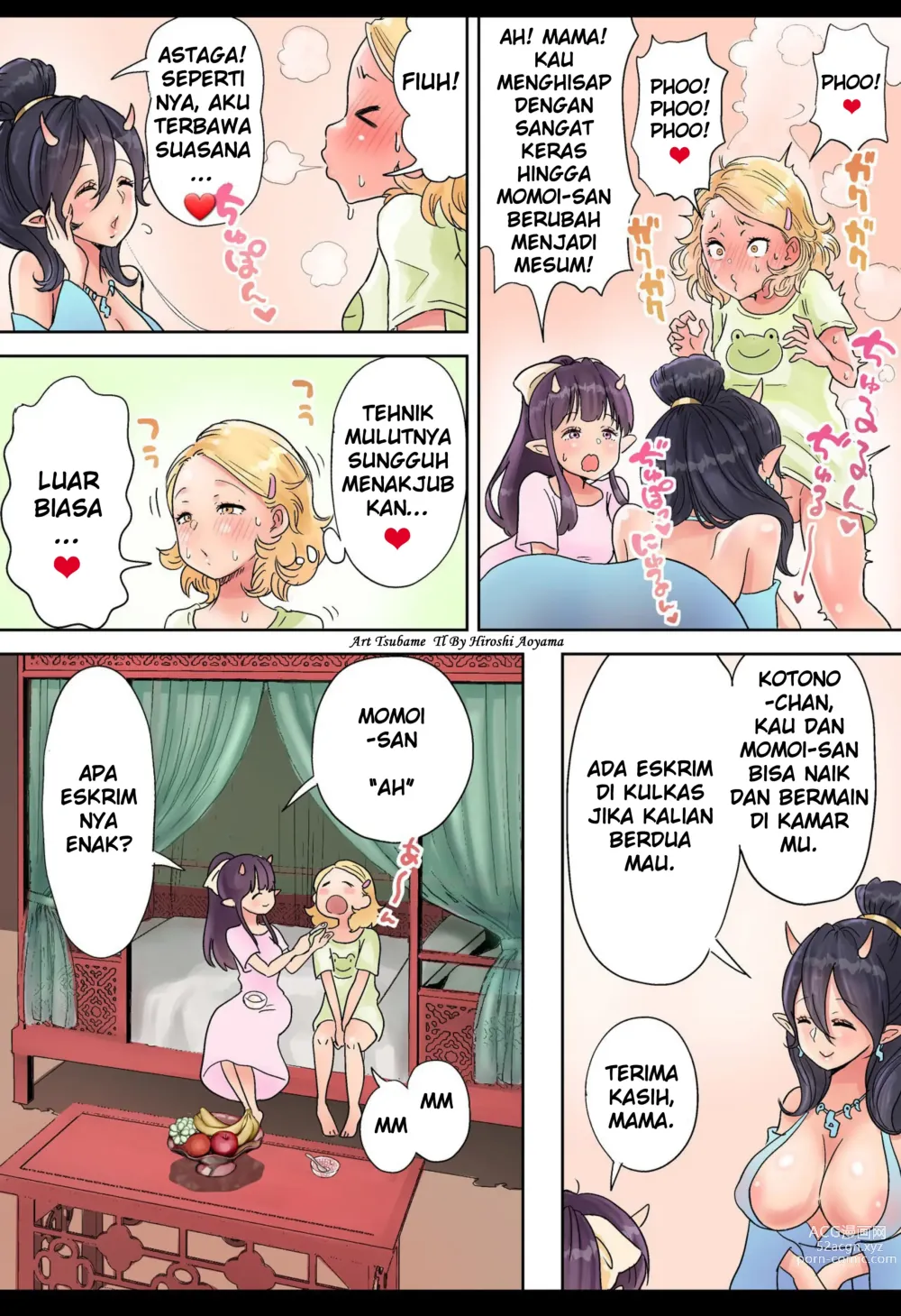 Page 6 of doujinshi Futanari x Oni Mother and Daughter