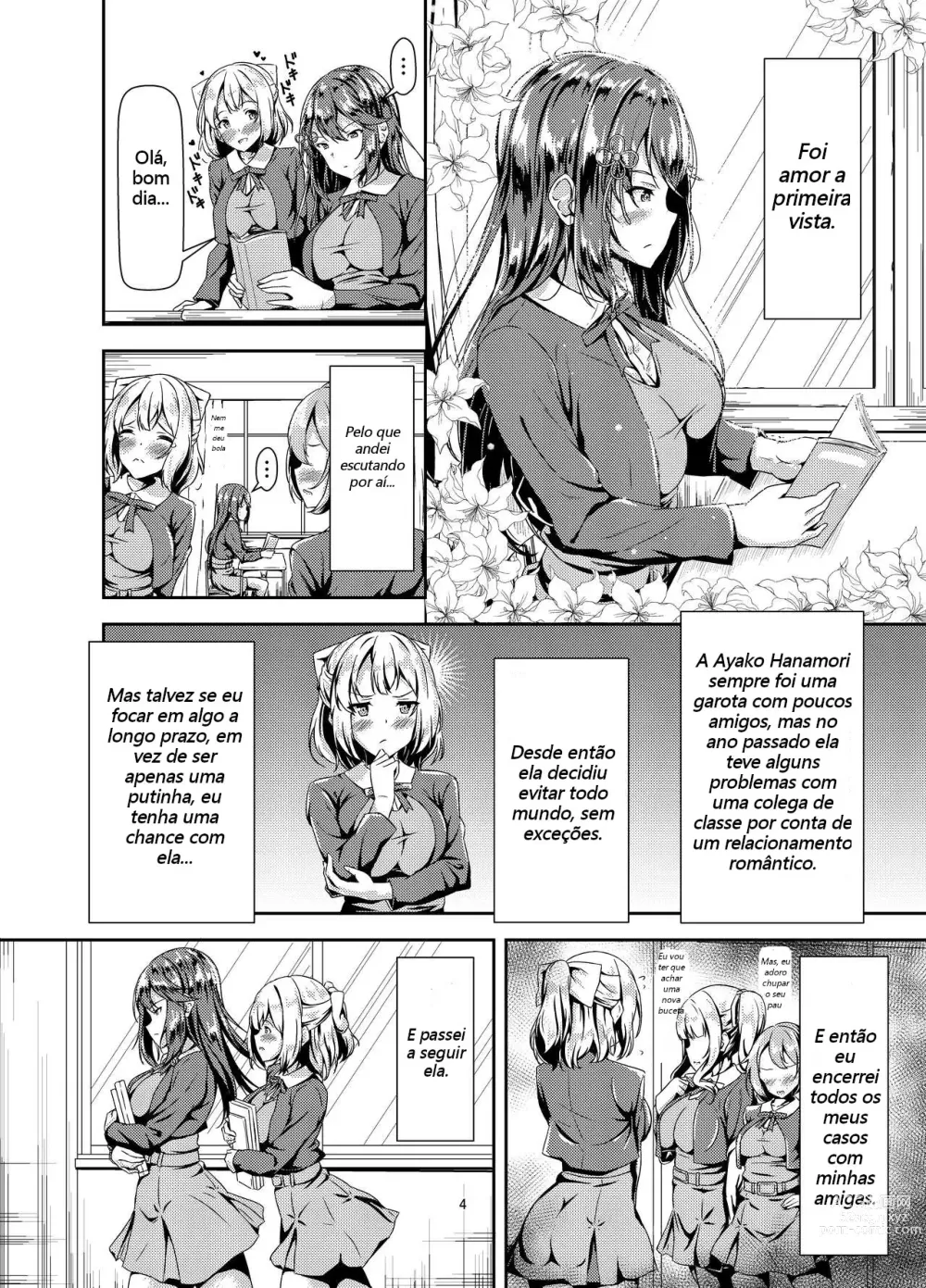 Page 3 of doujinshi Quero ter sexo de amor puro com uma Futanari morena de cabelos compridos!