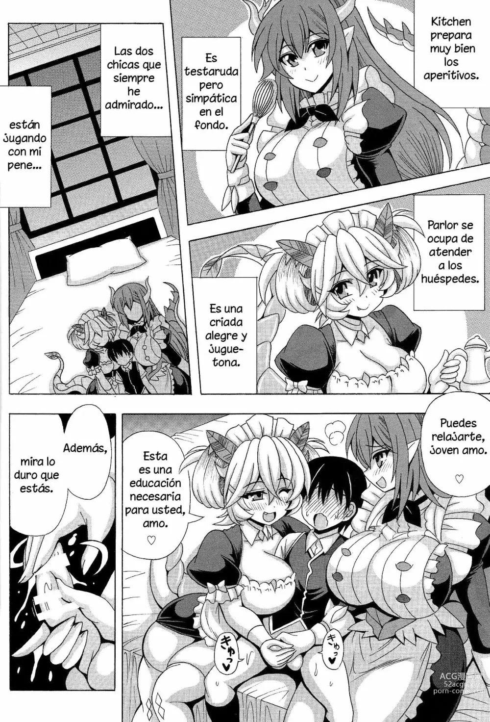 Page 3 of doujinshi El joven amo y las sirvientes traviesas