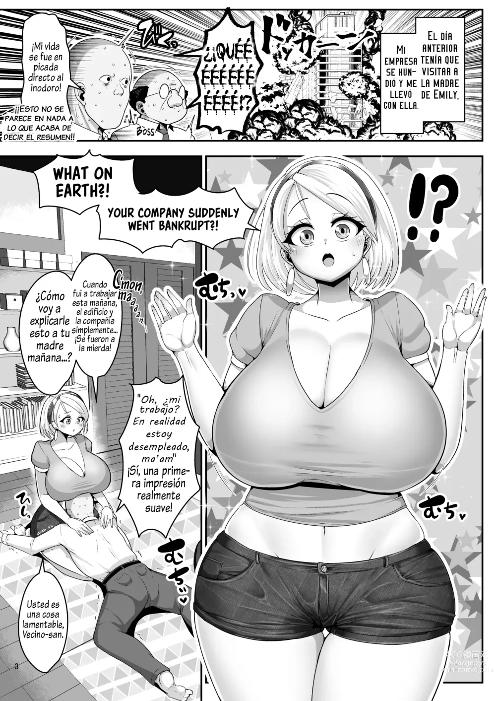 Page 27 of doujinshi A Nymphomaniac Blonde Exchange Student with Gigantic Tits Moved in Next Door!! 1-3