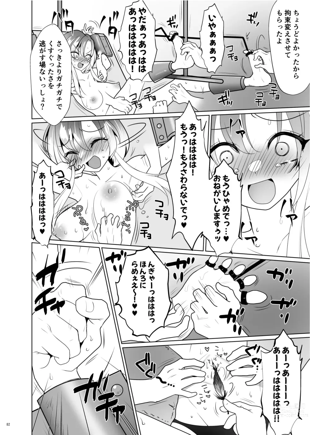 Page 81 of doujinshi Kusuguri Paradox -Shinada Aoi- - Tickle Paradox Shinada Aoi