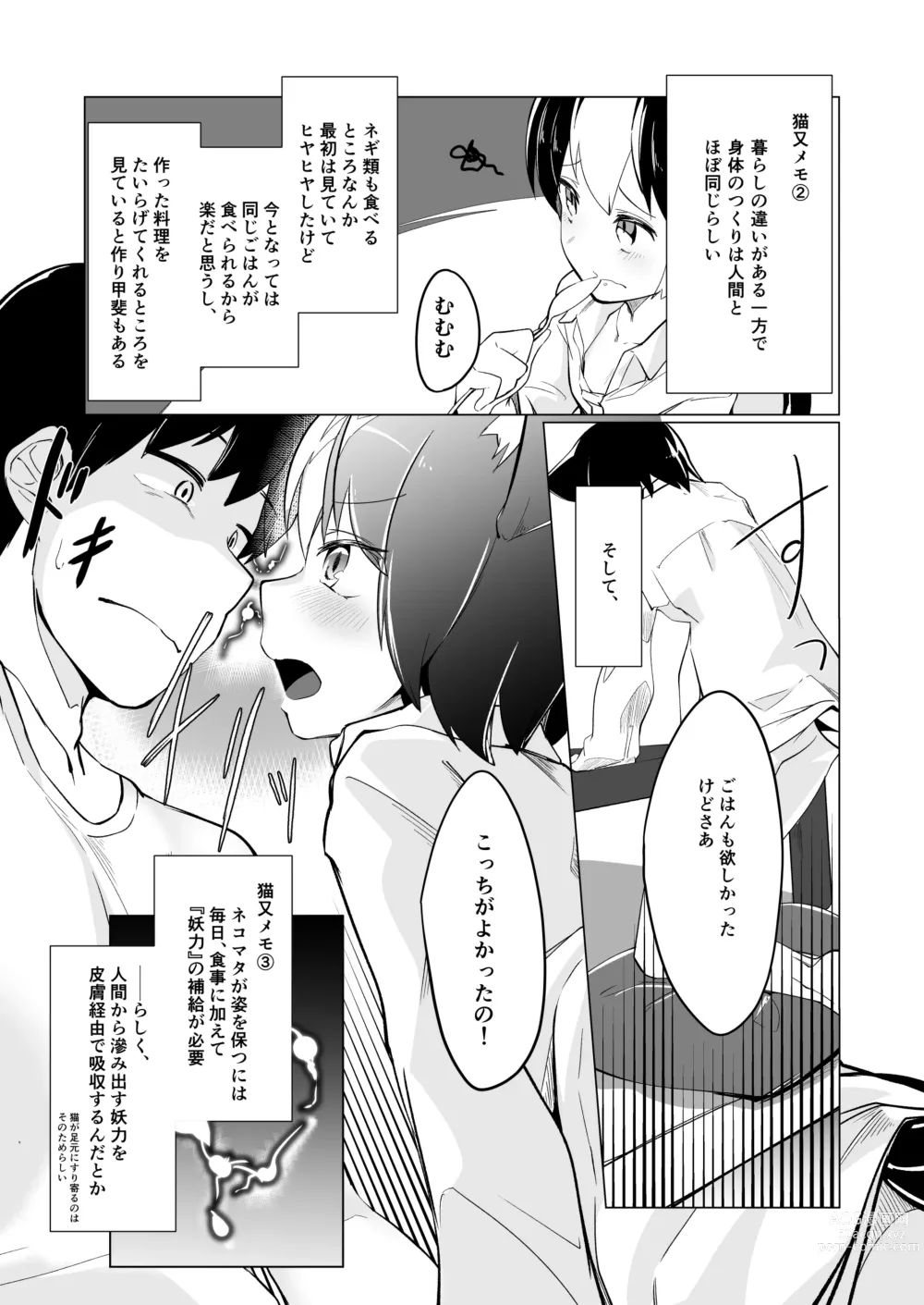 Page 4 of doujinshi Kuu Neru Itonamu -Nekomata no Kurashi-