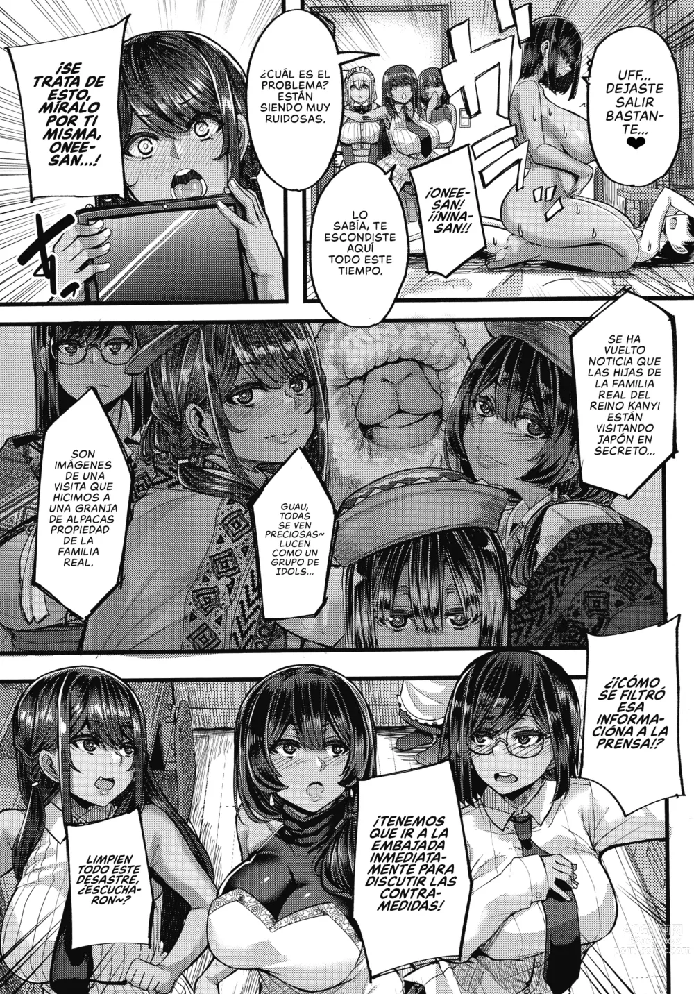 Page 88 of manga Un Contrato Secreto con las Princesas de Piel de Olivo