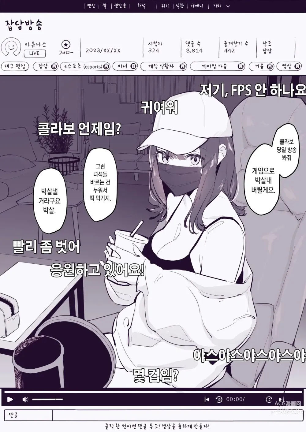 Page 2 of doujinshi Streamer (decensored)