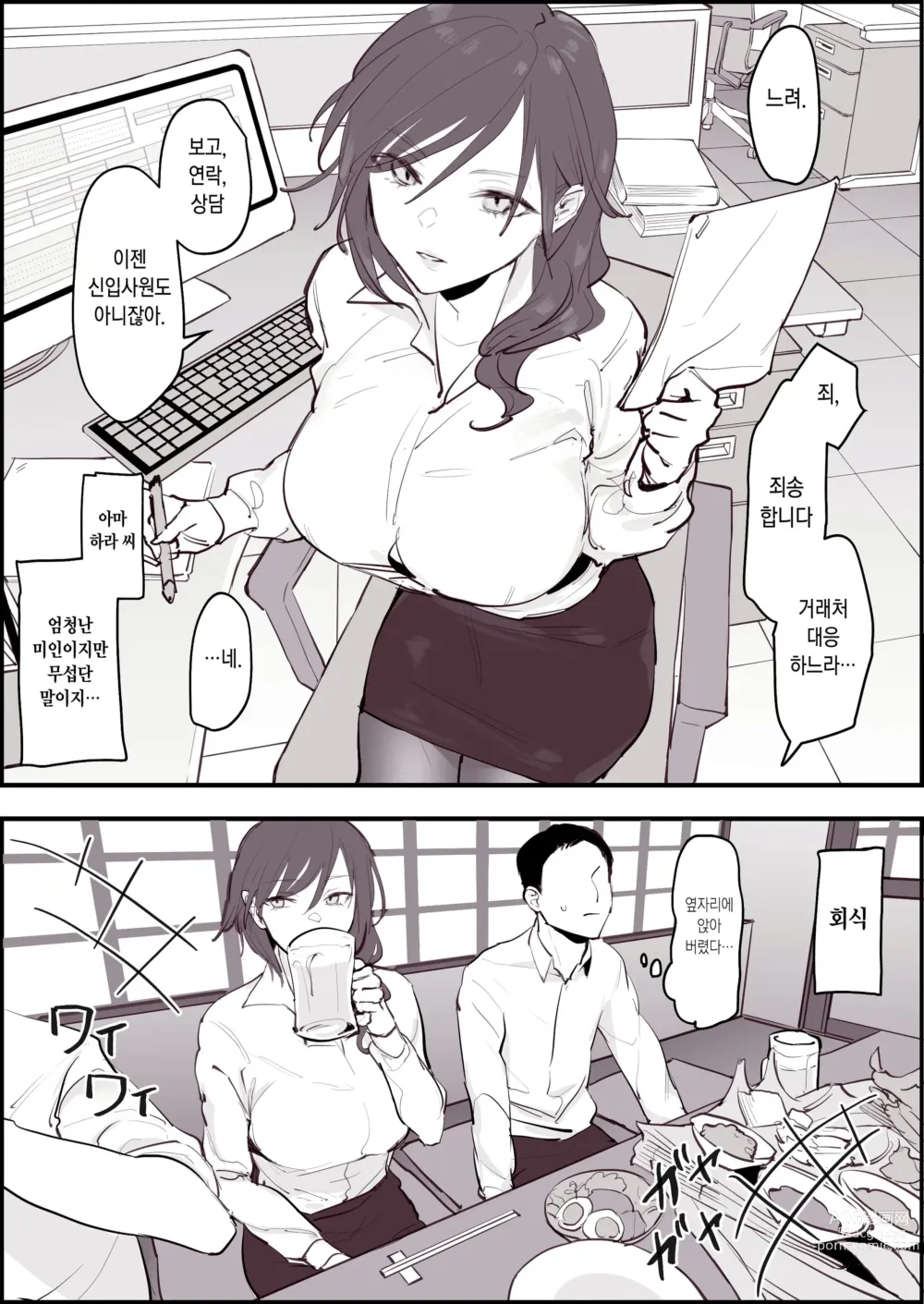 Page 1 of doujinshi Onna Joshi (decensored)