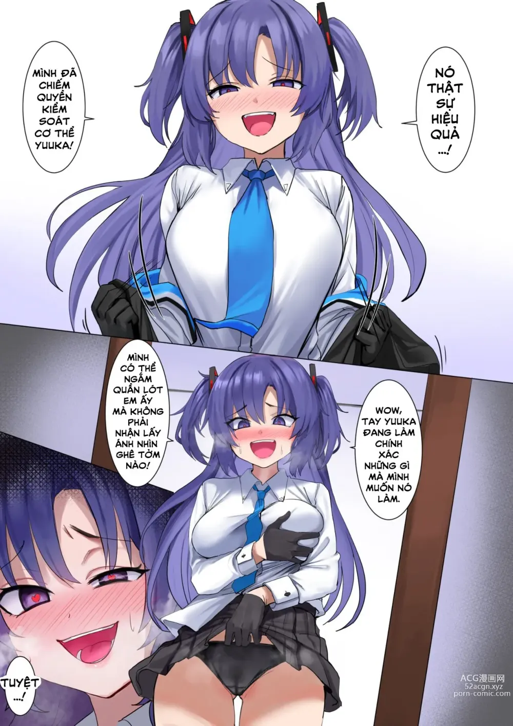 Page 9 of doujinshi Blue Archive Yuuka Possession