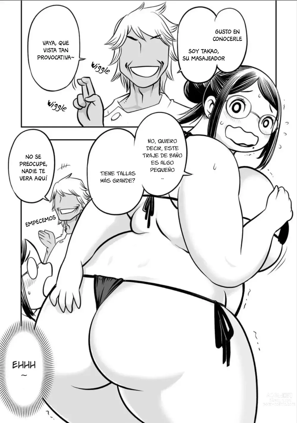 Page 4 of manga Sexually frustrated housewife Shizue is going to get a massage